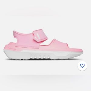 NEW Nike Playscape Girls Sandals Arctic Punch White Slide CU5296-600 Size 6